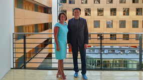 Nicole Westig und Thiemo Fojkar im Deutschen Bundestag