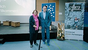 Theresa Schopper, Kultusministerin Baden-Württembergs und Thiemo Fojkar, Vorstandsvorsitzender des Internationalen Bundes