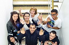 Schüler*innen in einer Schule des IB