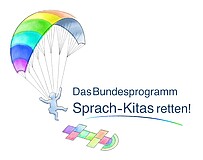 Logo der Kampagne „Sprach-Kitas retten“ 