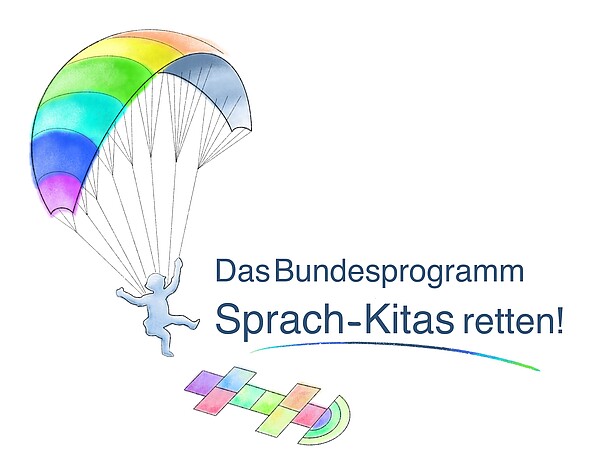 Logo der Kampagne „Sprach-Kitas retten“ 