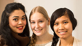 Junge Menschen in einer Einrichtung des IB