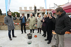 Grundsteinlegung der geplanten IB-Kita in Treptow 