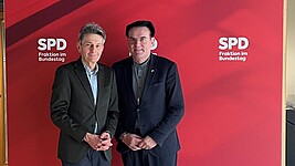 Rolf Mützenich (links) und Thiemo Fojkar