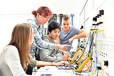 Ausbildungssituation mit digitaler Technik