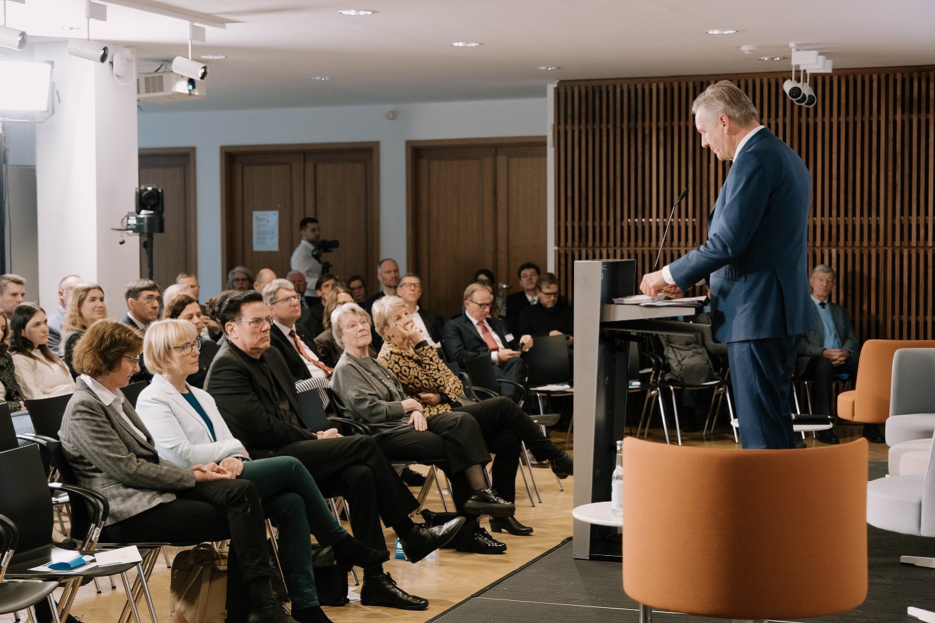 Festrede von Christian Wulff mit Blick ins Publikum