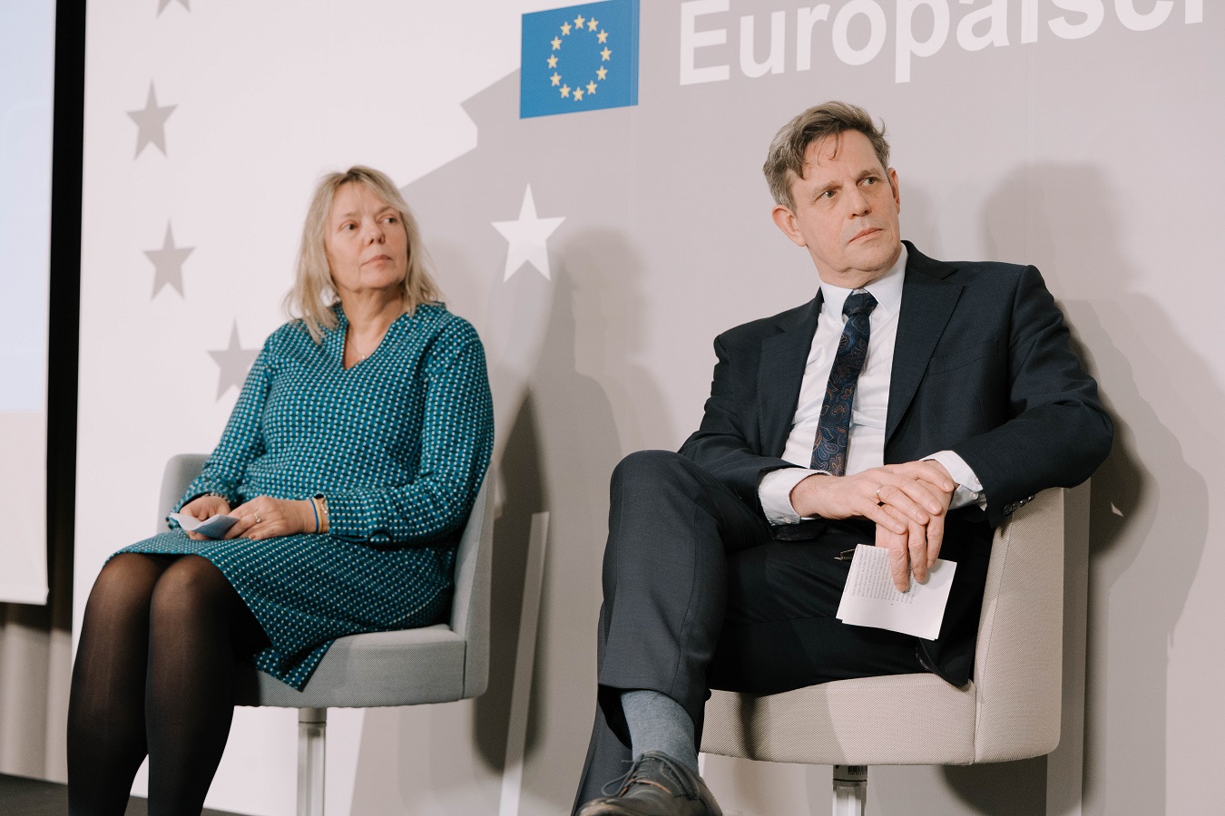Christiane Lensch (IB Südwest) und Stephan Erb (Geschäftsführer Deutsch-Polnisches Jugendwerk)