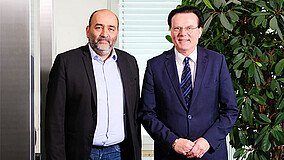 Omid Nouripour (links) und Thiemo Fojkar