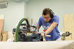 Jugendlicher in außerbetrieblicher Ausbildung