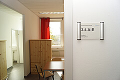 Familienapartment im Aufnahmewohnheim Lahnstraße in Berlin-Neukölln