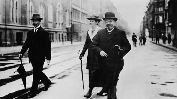 Friedrich Ebert mit seiner Ehefrau Louise in Berlin