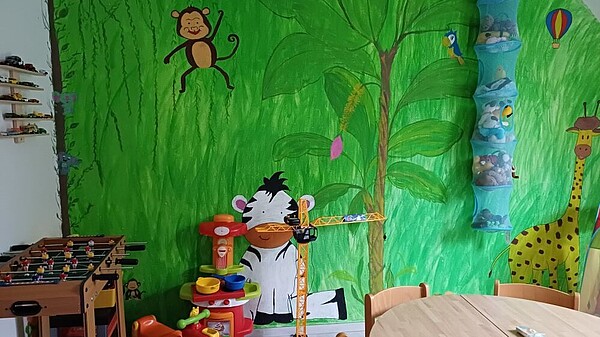 Kinder-Spielzimmer im Schutzhaus des IB in Aschersleben