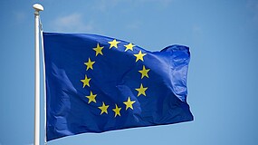 Die Flagge der EU